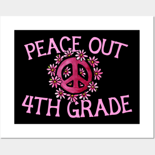 Peace out 4th grade Posters and Art